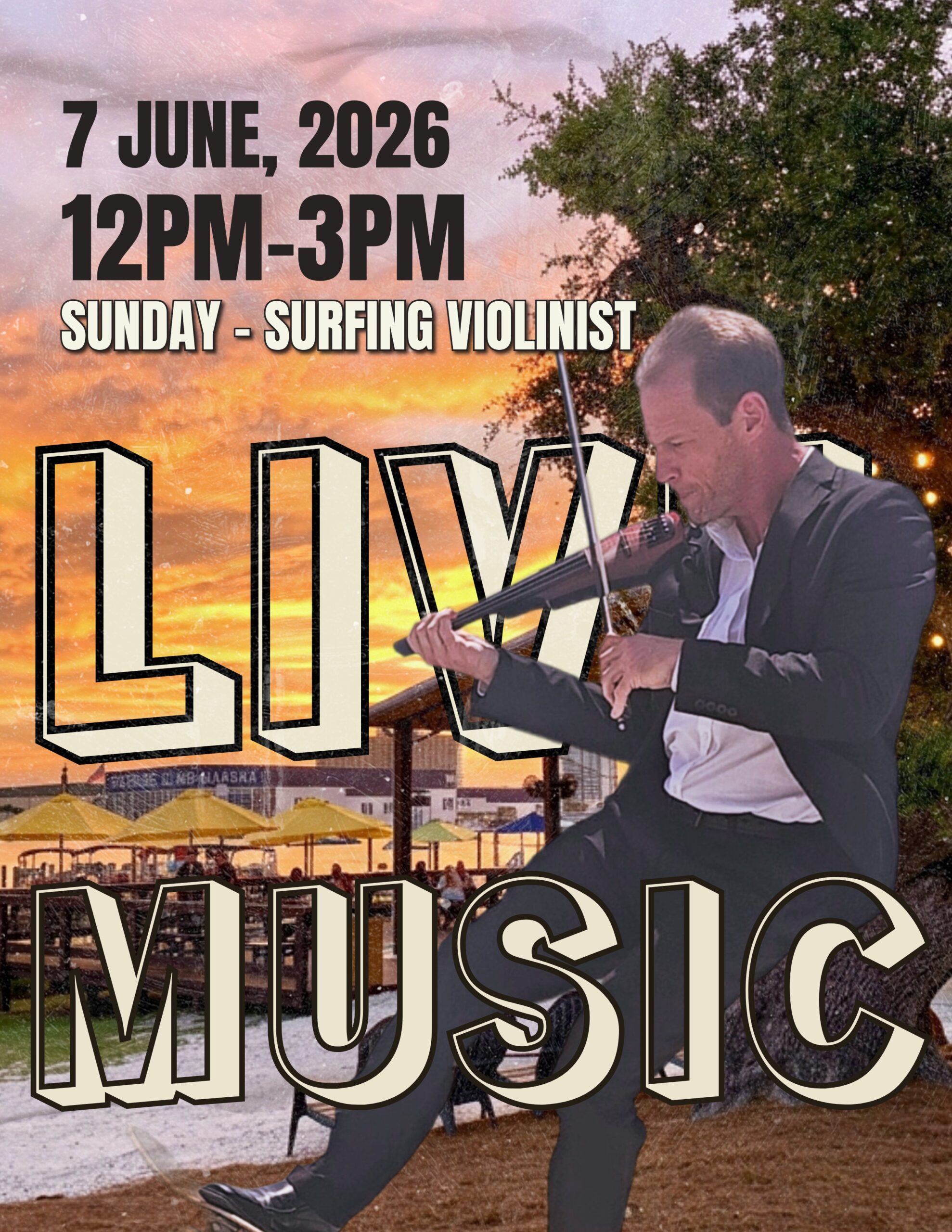 Surfing Violinist Live Music