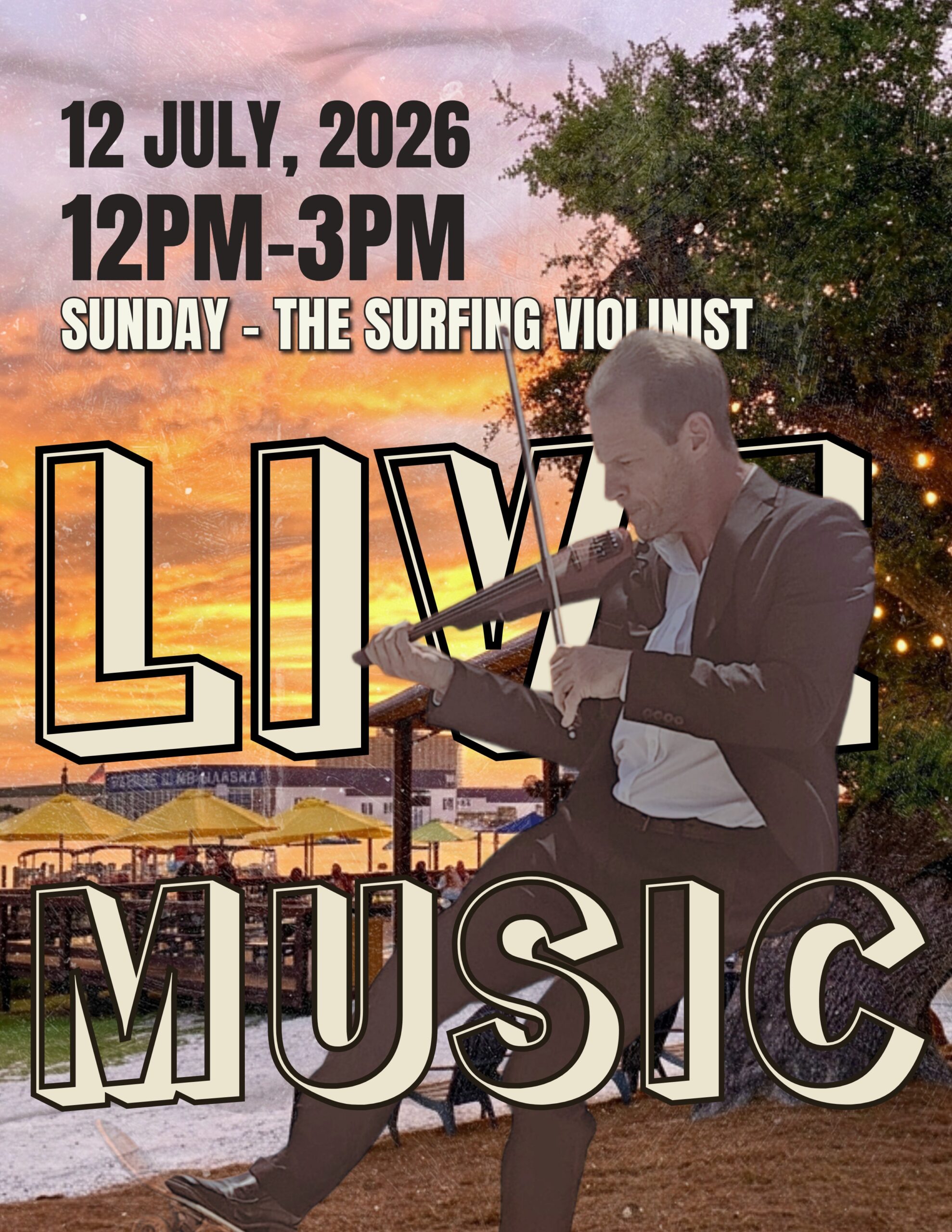 Surfing Violinist