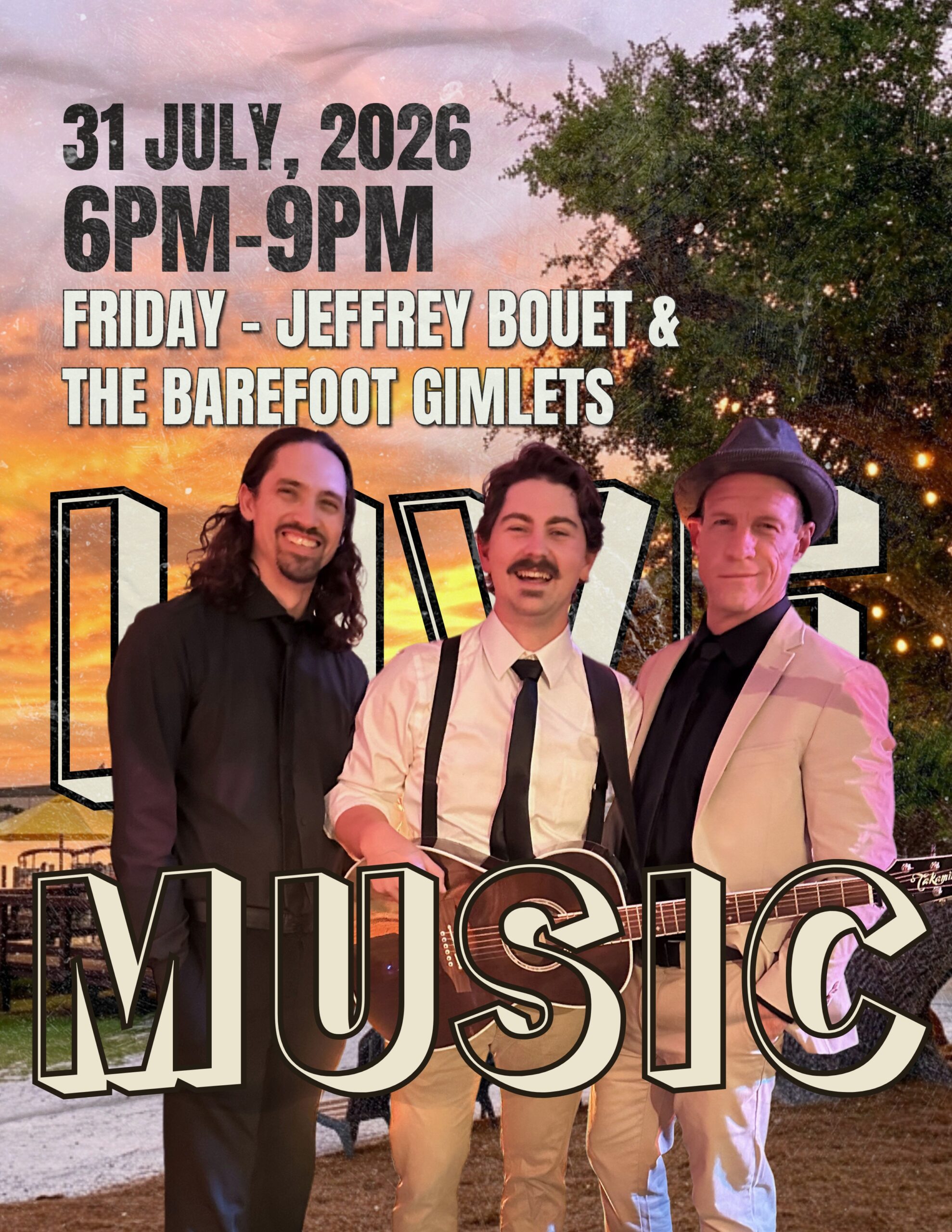 Jeffrey Bouet & The Barefoot Gimlets